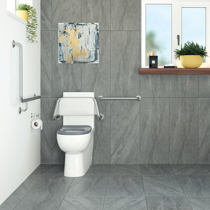 Stella Care Back-to-Wall Toilet Suite, Gloss White