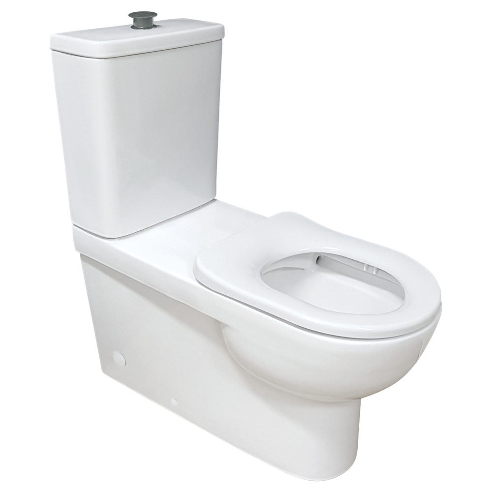 Stella Care Back-to-Wall Toilet Suite, Gloss White