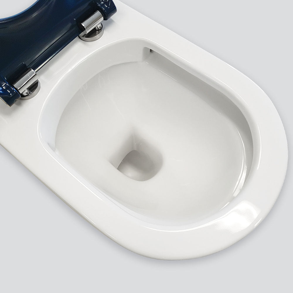 Stella Care Back-to-Wall Toilet Suite, Gloss White