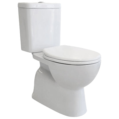 Stella Close-Coupled Toilet Suite, Gloss White