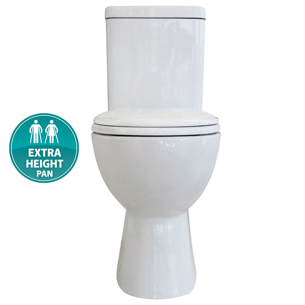 Stella Close-Coupled Toilet Suite, Gloss White