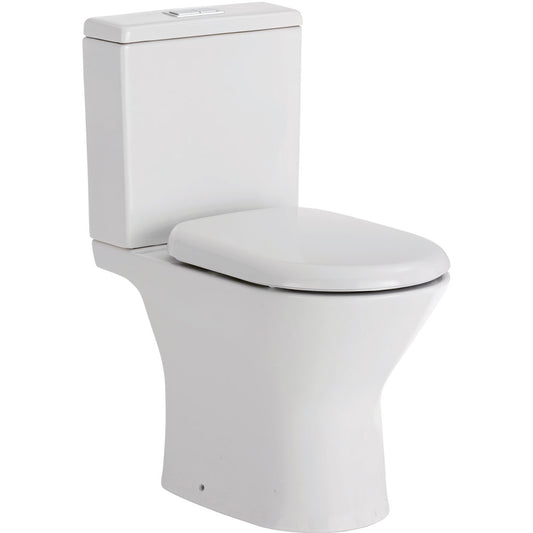 Chica Close-Coupled Toilet Suite, Gloss White