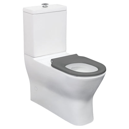 Delta Care Back-to-Wall Toilet Suite, Gloss White