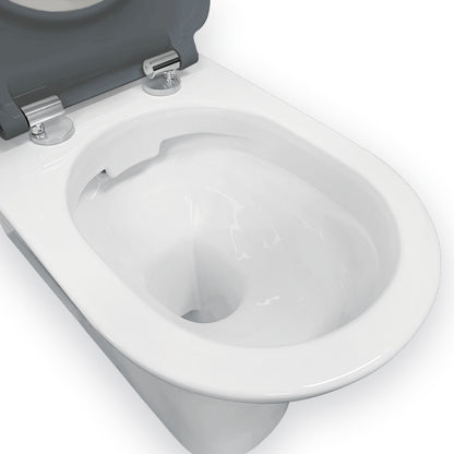 Delta Care Back-to-Wall Toilet Suite, Gloss White