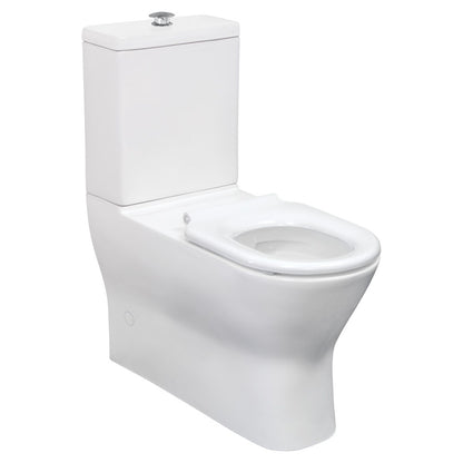 Delta Care Back-to-Wall Toilet Suite, White Seat