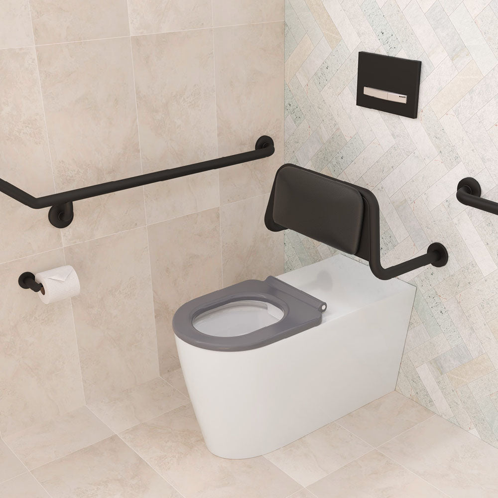 Isabella Care Wall-Faced Toilet Suite, Gloss White