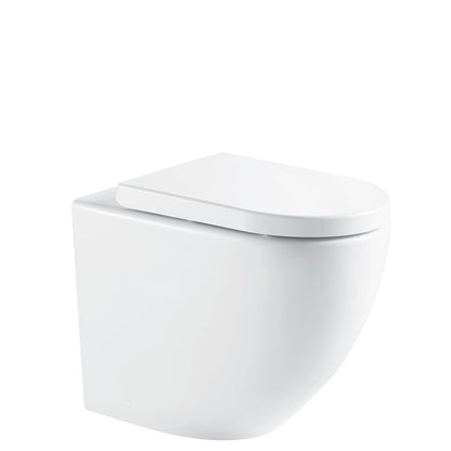 Alix Ambulant Wall-Faced Toilet Suite, Gloss White