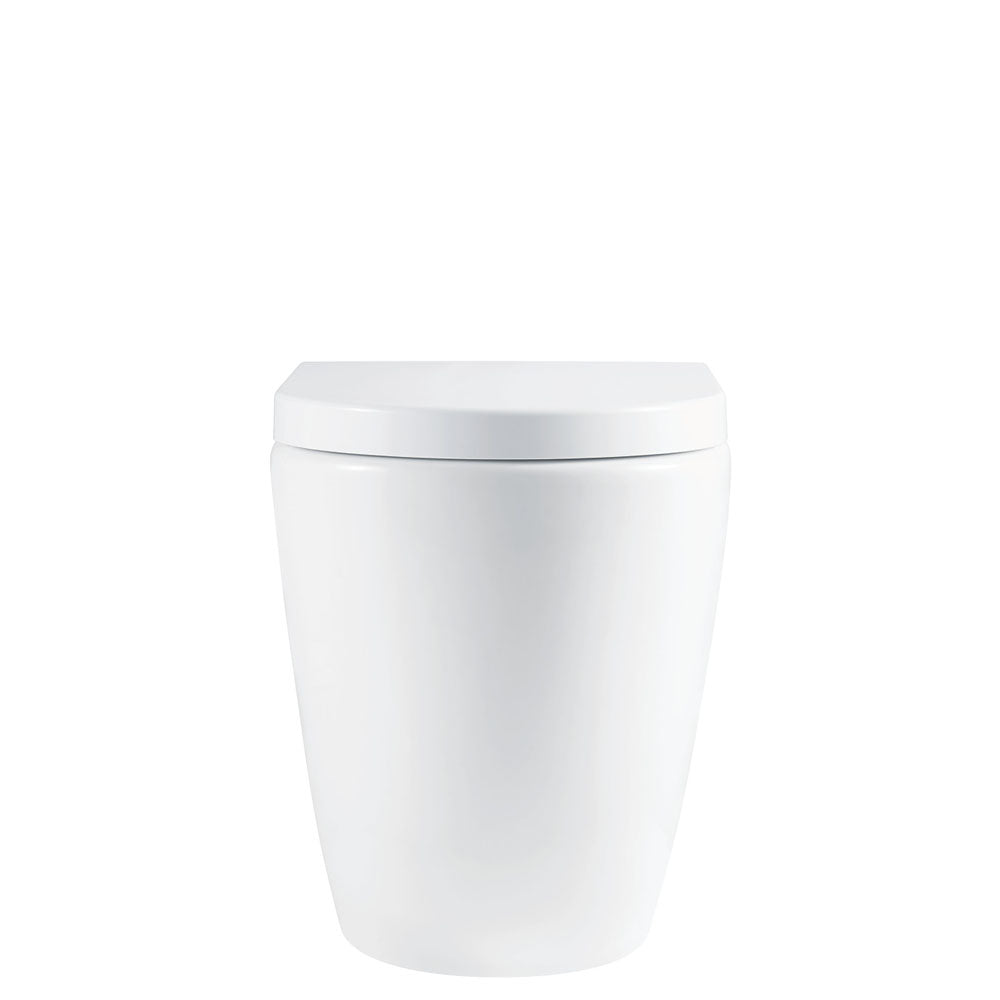 Alix Ambulant Wall-Faced Toilet Suite, Gloss White