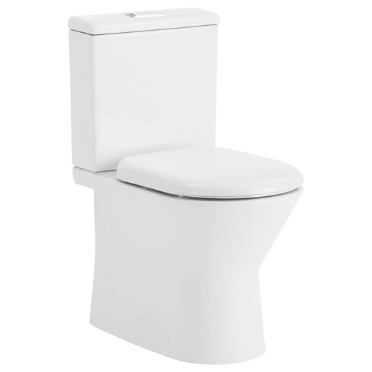 Escola Back-to-Wall Toilet Suite, Gloss White