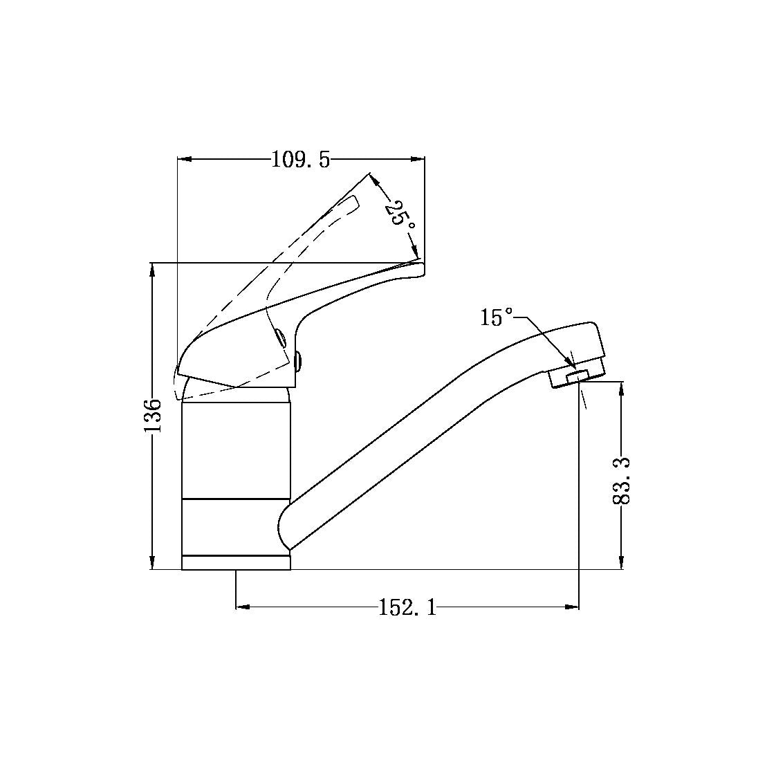 Classic Basin Mixer | Swivel | 100/150mm