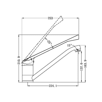 Classic Care Sink Mixer | Extended Handle