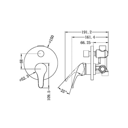 Classic Shower Mixer | Diverter