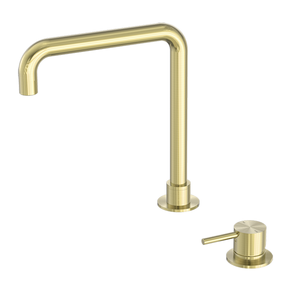 Mecca Hob Basin Mixer | Square Swivel Spout