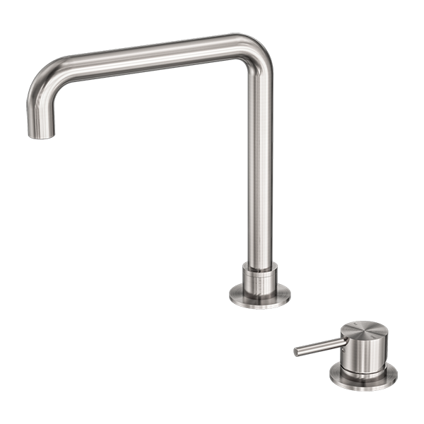 Mecca Hob Basin Mixer | Square Swivel Spout