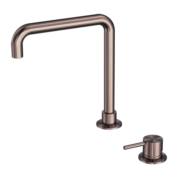 Mecca Hob Basin Mixer | Square Swivel Spout