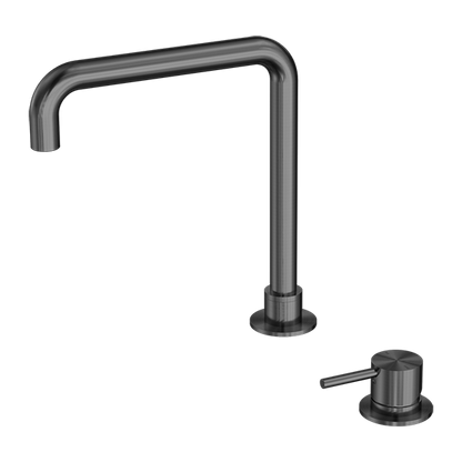 Mecca Hob Basin Mixer | Square Swivel Spout