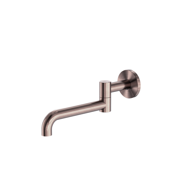 Mecca Wall Mounted Bath Spout | Swivel | 225mm