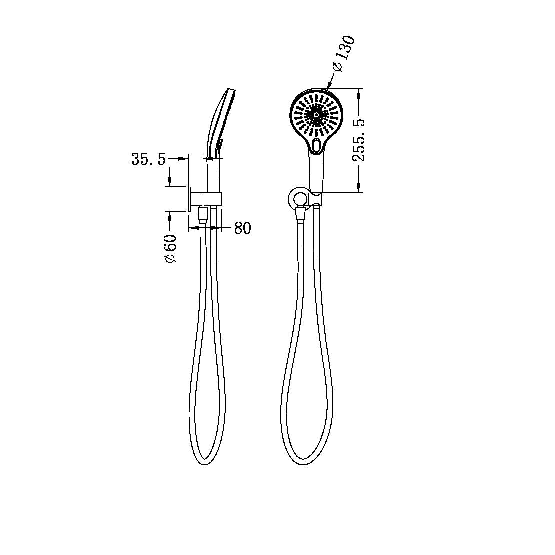 Mecca Hand Hold Shower