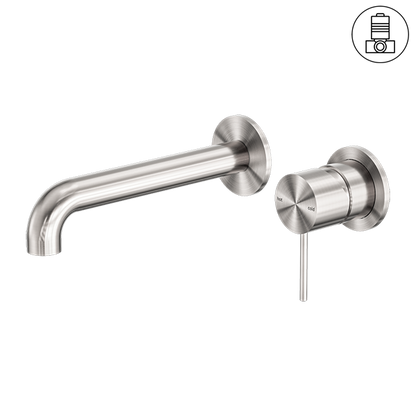 Mecca Wall Basin/Bath Mixer | Separate Back Plate | 120/160/185/230/260mm