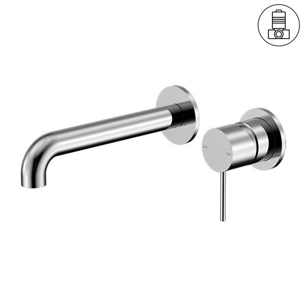 Mecca Wall Basin/Bath Mixer | Separate Back Plate | 120/160/185/230/260mm