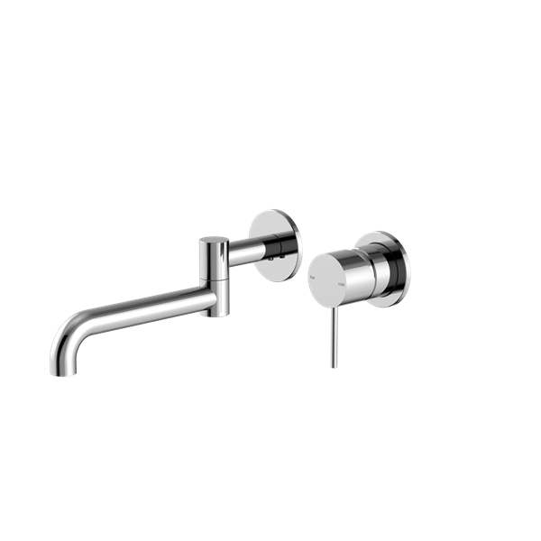 Mecca Wall Basin/Bath Mixer | Swivel Spout | 225mm