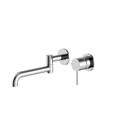 Mecca Wall Basin/Bath Mixer | Swivel Spout | 225mm