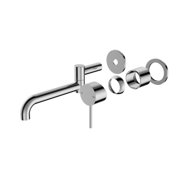 Mecca Wall Basin/Bath Mixer | Swivel Spout | 225mm