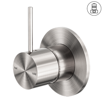 Mecca Shower Mixer | Handle Up | 80mm Plate