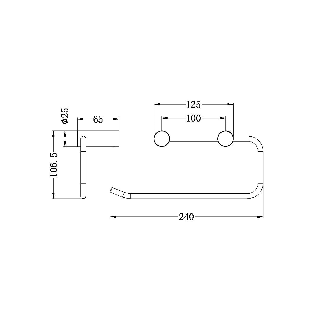 Mecca Hand Towel Rail | New