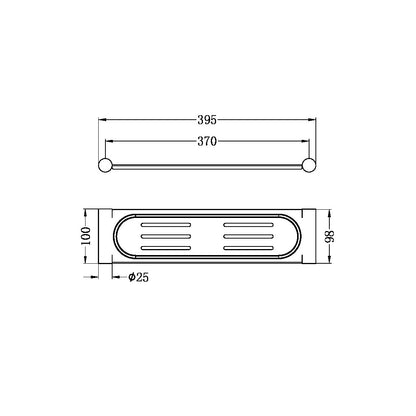 Mecca Shower Shelf | New | Metal