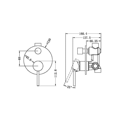 Dolce Shower Mixer | Diverter