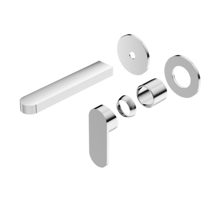 Ecco Wall Basin/Bath Mixer | Separate Back Plate