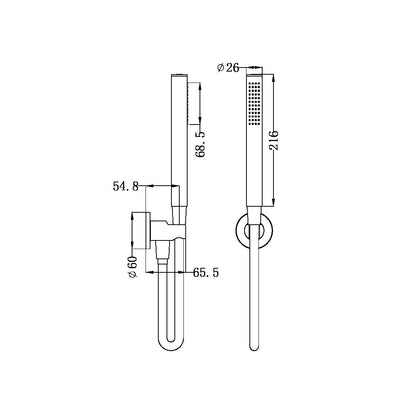 Slim Shower Bracket