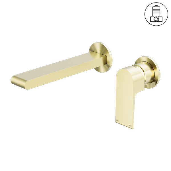 Bianca Wall Basin/Bath Mixer | 187/230mm | Separate Back Plate