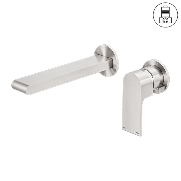 Bianca Wall Basin/Bath Mixer | 187/230mm | Separate Back Plate