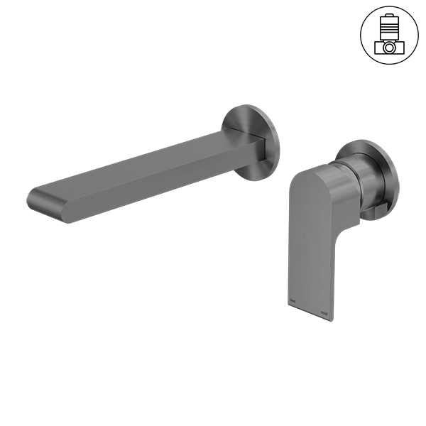 Bianca Wall Basin/Bath Mixer | 187/230mm | Separate Back Plate