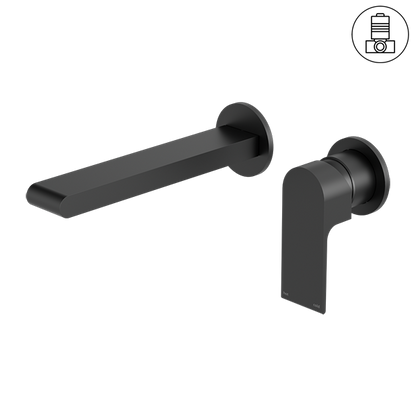 Bianca Wall Basin/Bath Mixer | 187/230mm | Separate Back Plate