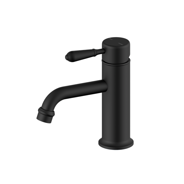 York Straight Basin Mixer | Metal Lever