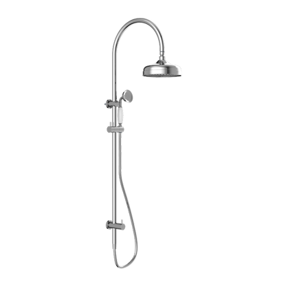 York Twin Shower | White Porcelain Hand Shower