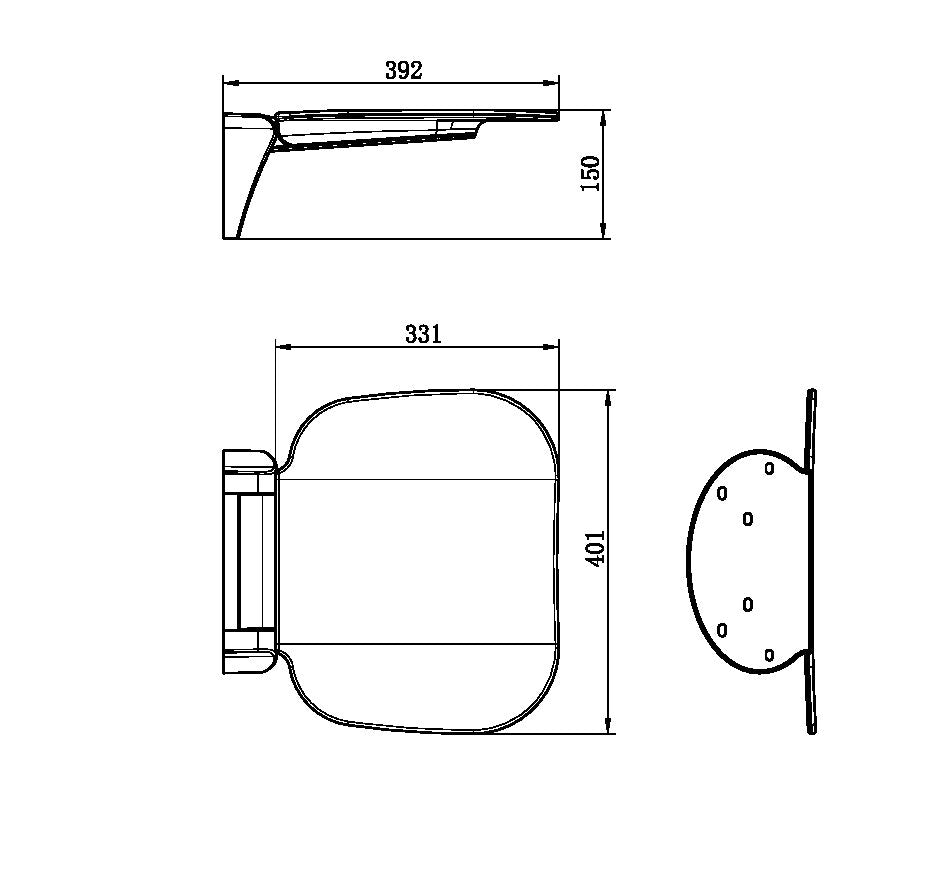 Mecca Care Shower Seat | Single/Double