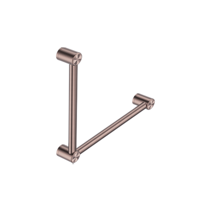 Mecca Care Grab Rail | 32mm Ambulant Toilet | 90 Degree | 450X450MM