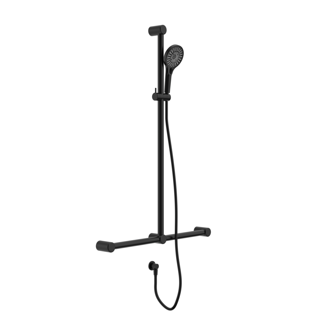 Mecca Care 32mm T bar Grab Rail | Adjustable Shower Set