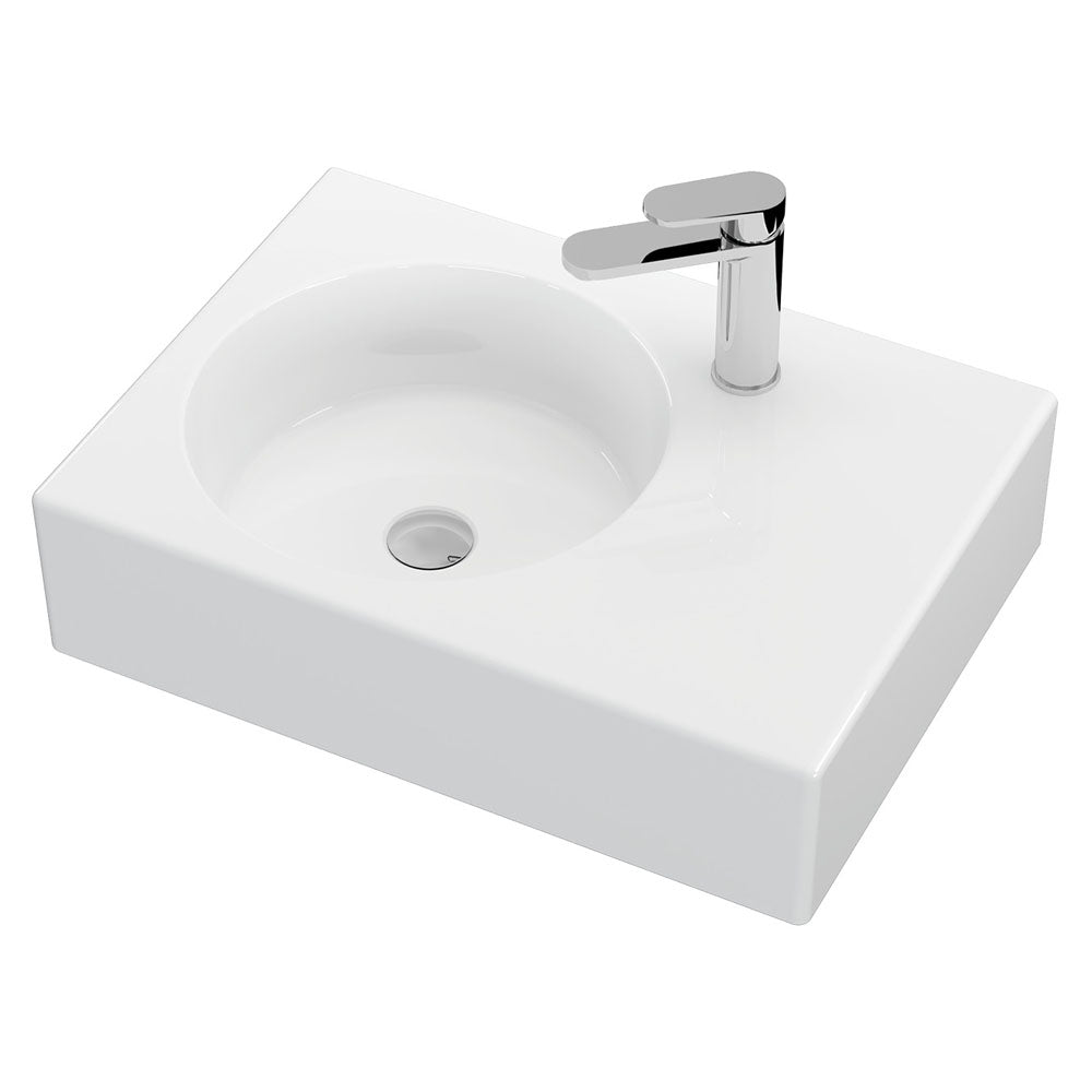 Reba Semi-Inset Basins Gloss White