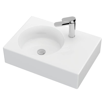 Reba Semi-Inset Basins Gloss White