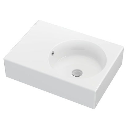 Reba Wall Hung Basins Gloss White