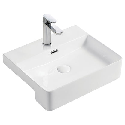 Petra Semi-Inset, Semi-Recessed Basins, Gloss White