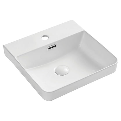 Petra Semi-Inset, Semi-Recessed Basins, Gloss White