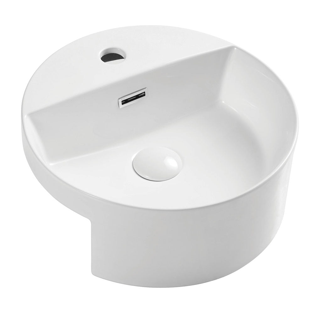 Reba Semi-Inset Basins Gloss White