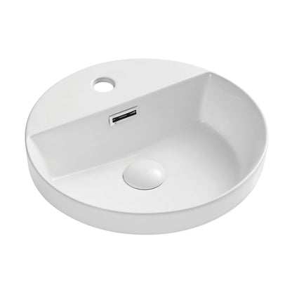 Reba Semi-Inset Basins Gloss White