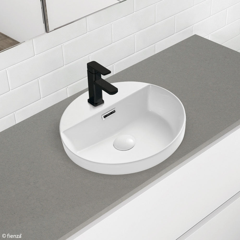 Reba Semi-Inset Basins Gloss White